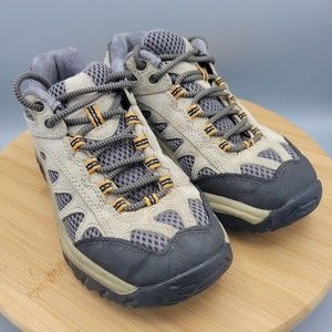 Merrell Mesa Ventilator 2 Mid Hiking Boot Taupe Womens Size 6 Suede Trail Shoe